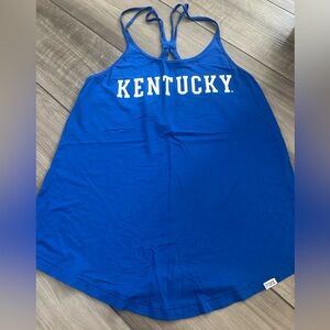 PINK Victoria's Secret Blue Kentucky Tank Top